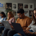 Person working on a laptop from home during weekday remote job in the U.S.