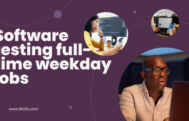 Professional software tester working in an office on weekday 9 to 5 job ensuring software quality and performance.