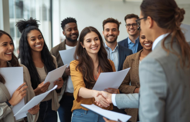 Person searching for full time jobs hiring no experience on a laptop at home