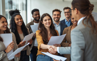 Person searching for full time jobs hiring no experience on a laptop at home