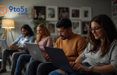 Person working on a laptop from home during weekday remote job in the U.S.