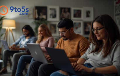 Person working on a laptop from home during weekday remote job in the U.S.
